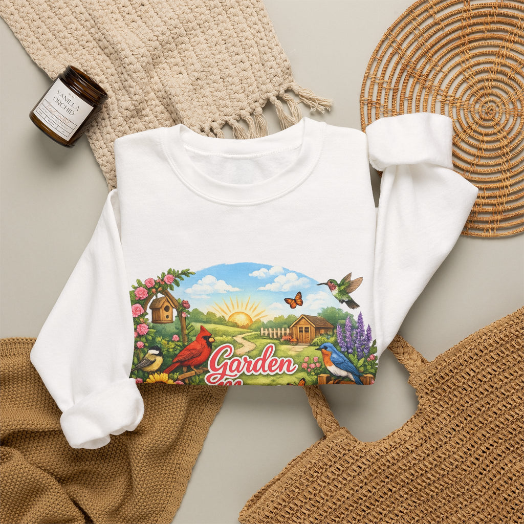 Garden Mama Crewneck Sweatshirt — Floral Cottagecore Gardening Gift