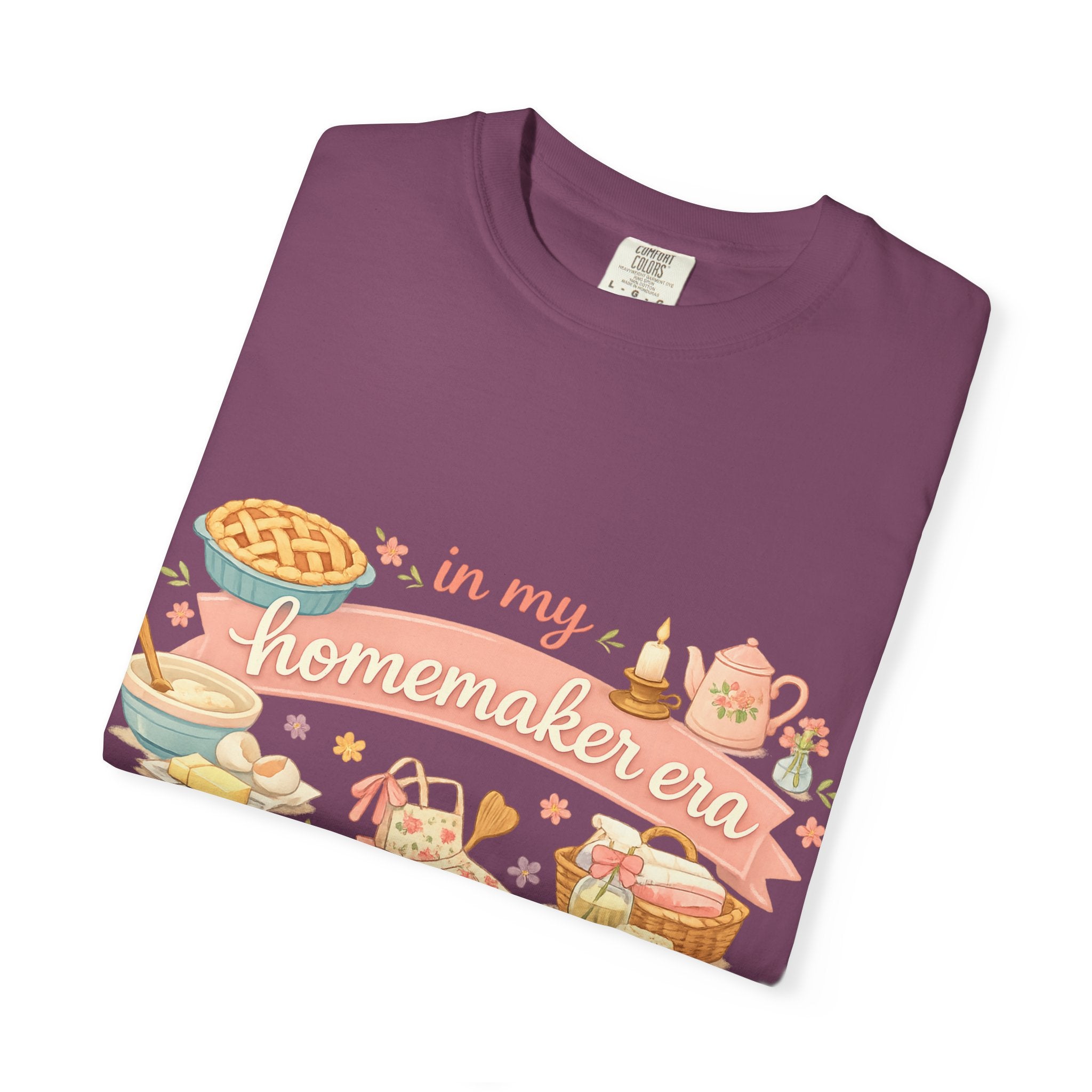 Homemaker Era T-Shirt — Vintage Baking & Cozy Homelife Graphic Tee