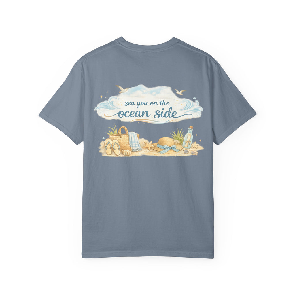 Ocean Side Beach T-Shirt — "See You on the Ocean Side" Summer Tee