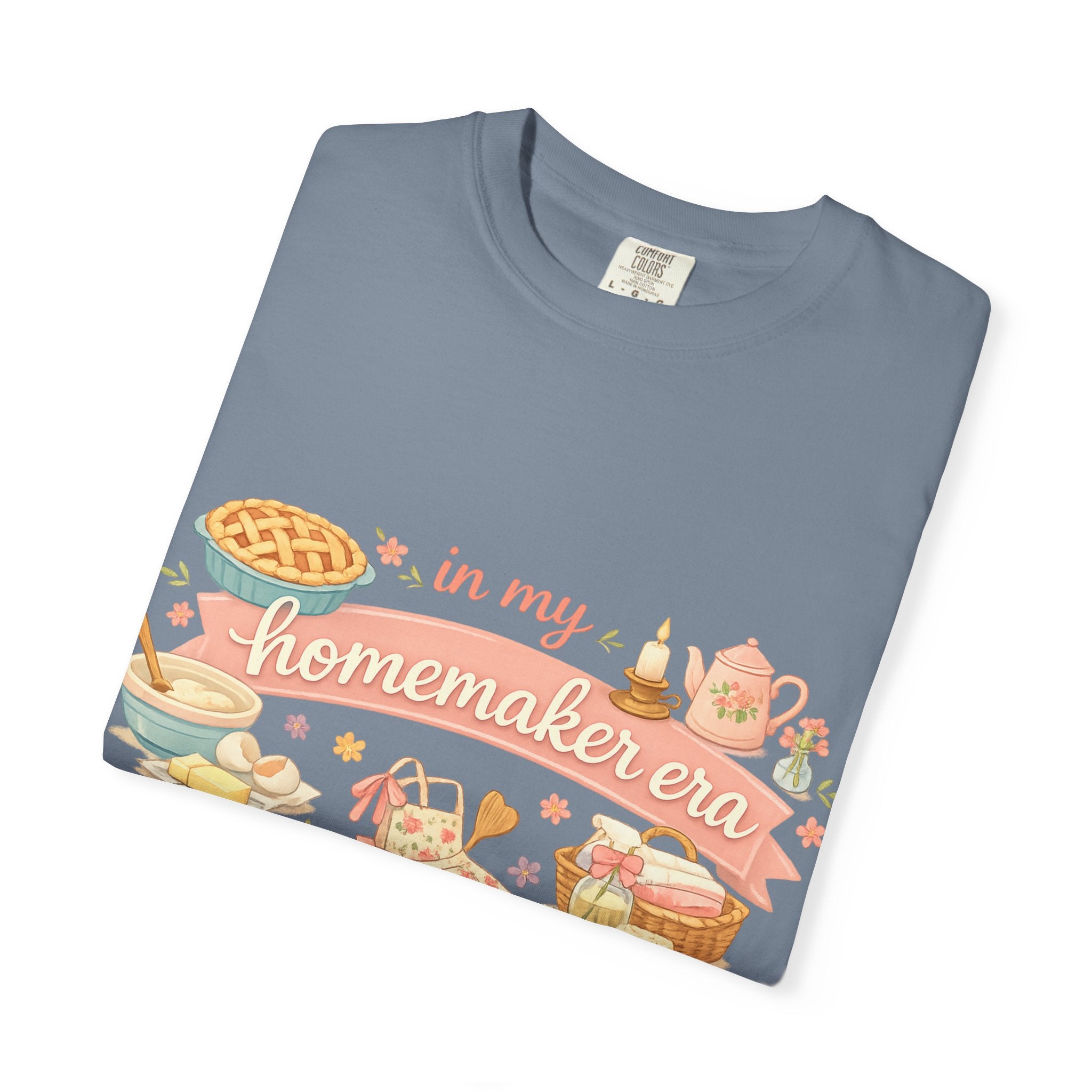 Homemaker Era T-Shirt — Vintage Baking & Cozy Homelife Graphic Tee