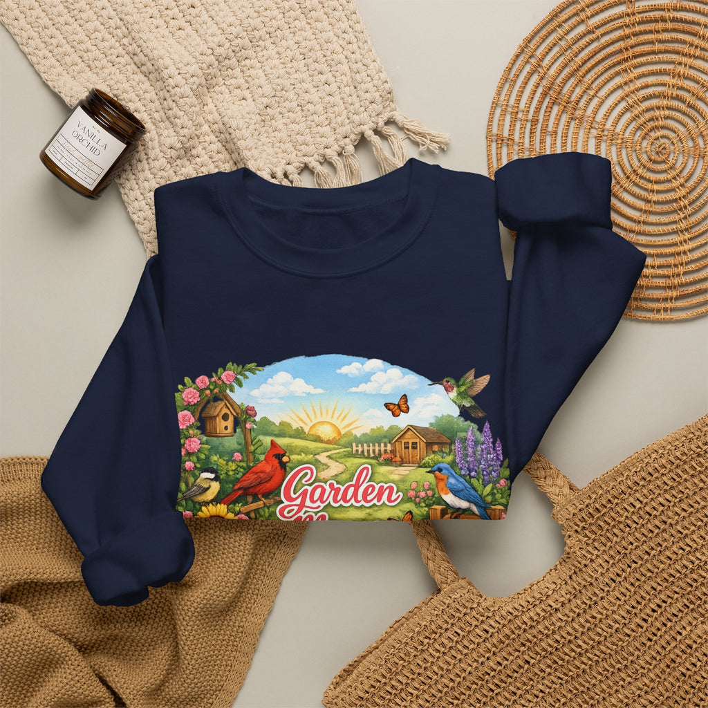 Garden Mama Crewneck Sweatshirt — Floral Cottagecore Gardening Gift