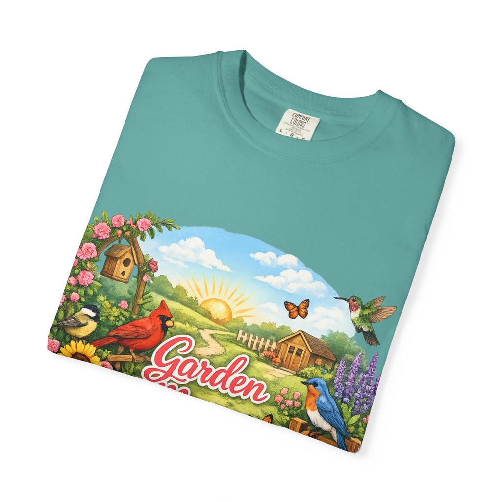 Garden Mama T-Shirt — Floral Cottage Garden Tee for Moms & Gardeners