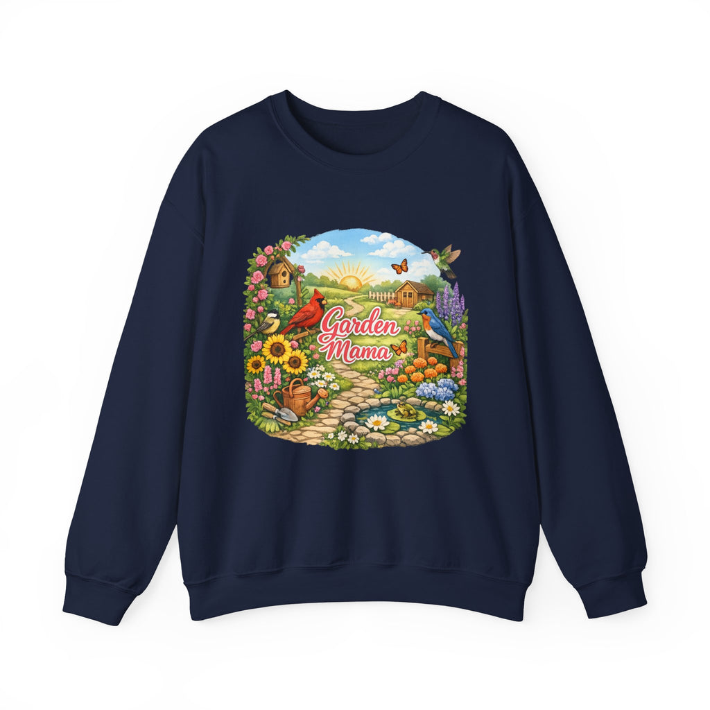 Garden Mama Crewneck Sweatshirt — Floral Cottagecore Gardening Gift