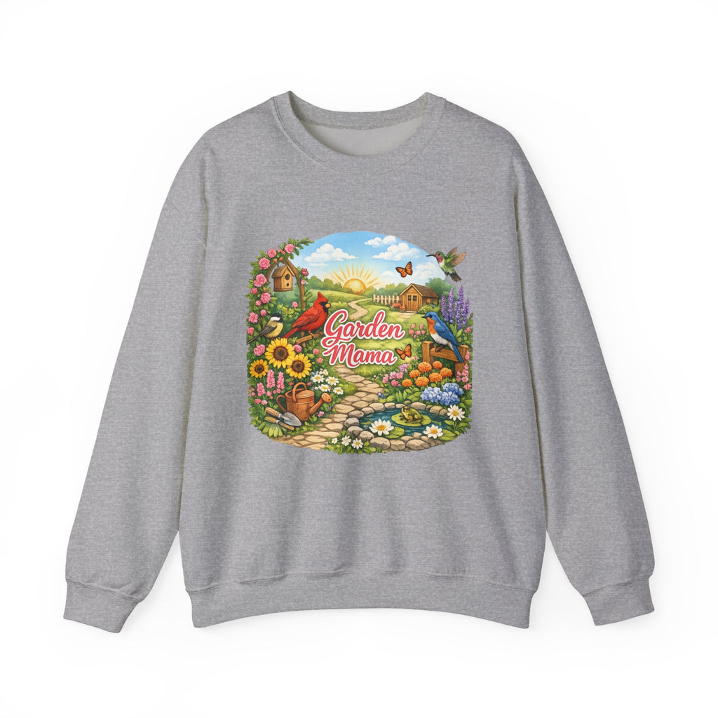 Garden Mama Crewneck Sweatshirt — Floral Cottagecore Gardening Gift