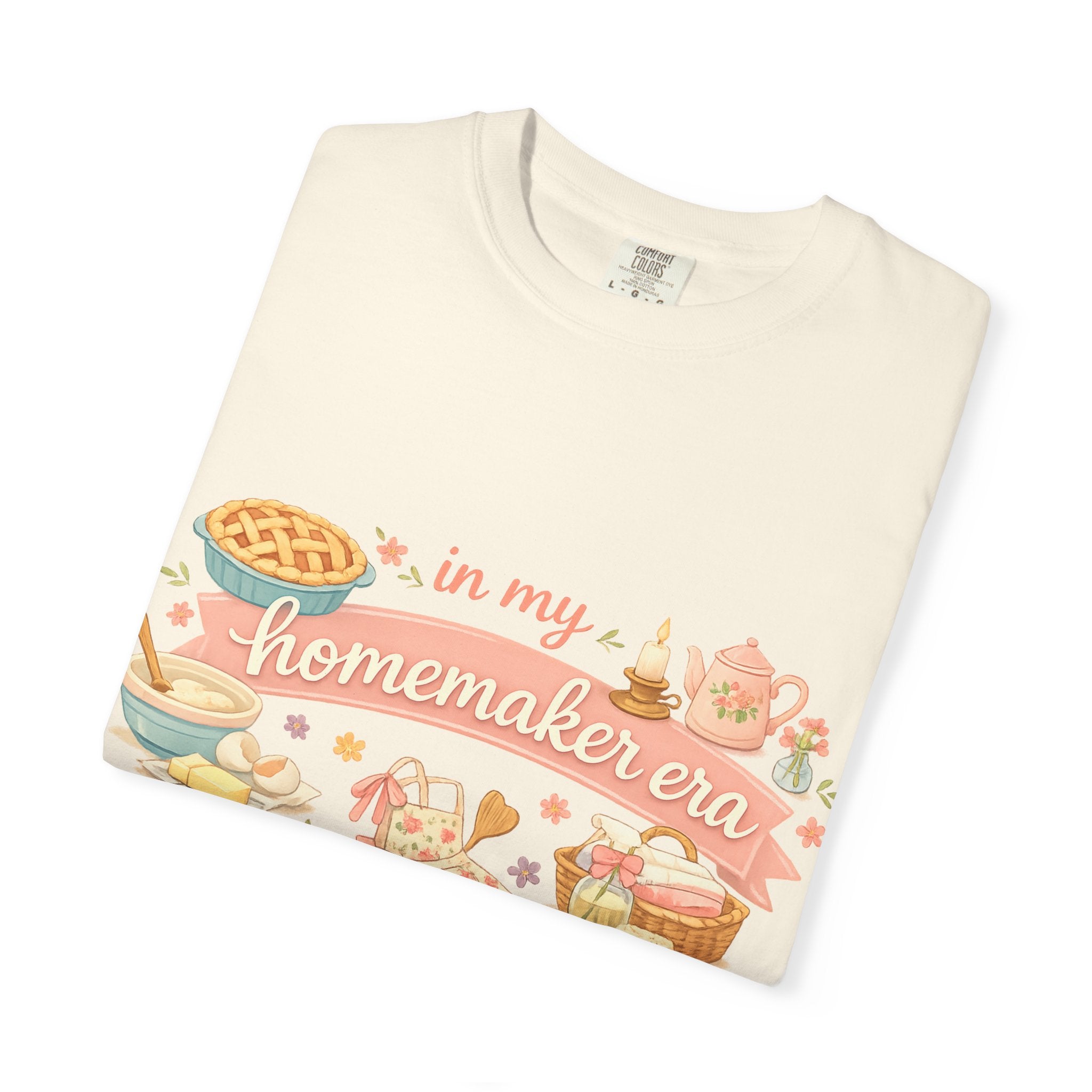 Homemaker Era T-Shirt — Vintage Baking & Cozy Homelife Graphic Tee