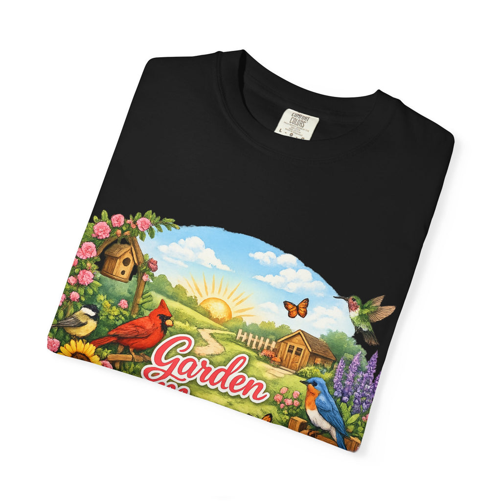 Garden Mama T-Shirt — Floral Cottage Garden Tee for Moms & Gardeners